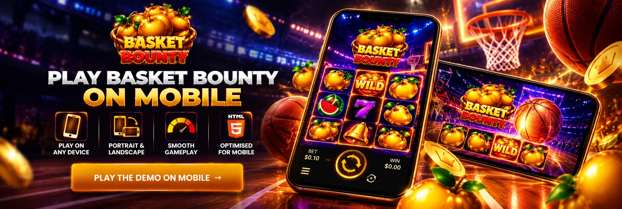 Basket bounty banner mobile